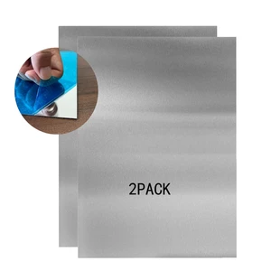 430 Stainless Steel Metal Plates,Suitable for Installation Plate Walls, Suitable for Metal Plates in processes, Kitchens, and Offices (2, 0.5mm Thick-6inch x 12inch) 430 Stainless Steel Metal Plates,Suitable for Installation Plate Walls, Suitable for Metal Plates in processes, Kitchens, and Offices (2, 0.5mm Thick-6inch x 12inch)
