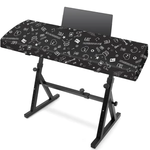 88 Keys Piano Keyboard Cover with Music Stand Opening, Symbols | Stretchy Dirt Proof Music Stand Opening for Digital Electronic Piano 88 Keys Piano Keyboard Cover with Music Stand Opening, Symbols | Stretchy Dirt Proof Music Stand Opening for Digital Electronic Piano