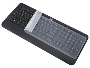 Universal Keyboard Cover Skin for Standard Size PC Computer Desktop Keyboard Ultra Thin Silicone Waterproof Dustproof Keyboard Cover Skin Protector, Clear (Size: 17.7" x 5.5") Universal Keyboard Cover Skin for Standard Size PC Computer Desktop Keyboard Ultra Thin Silicone Waterproof Dustproof Keyboard Cover Skin Protector, Clear (Size: 17.7" x 5.5")