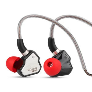7Hz Salnotes Zero HiFi 10mm Dynamic Driver in-Ear Earphone IEM | with Metal Composite Diaphragm, Stainless Steel Faceplate, Detachable 2Pin OFC Cable, Black, 3.5mm without Mic 7Hz Salnotes Zero HiFi 10mm Dynamic Driver in-Ear Earphone IEM | with Metal Composite Diaphragm, Stainless Steel Faceplate, Detachable 2Pin OFC Cable, Black, 3.5mm without Mic