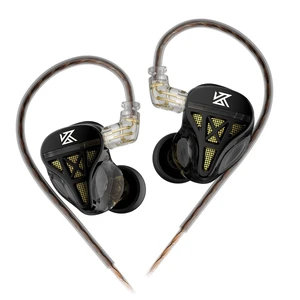 Wired Headphone,KZ DQS HiFi Dynamic Drivers IEM Earphone,KZ Gaming Earbuds Headphones Bass 2pin 3.5mm Sports Music Game in Ear Monitor Headphone for System Singers (Black, No Mic) Wired Headphone,KZ DQS HiFi Dynamic Drivers IEM Earphone,KZ Gaming Earbuds Headphones Bass 2pin 3.5mm Sports Music Game in Ear Monitor Headphone for System Singers (Black, No Mic)