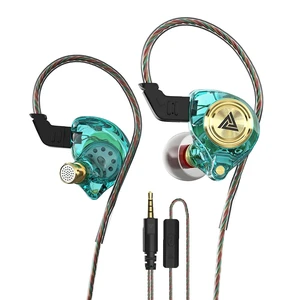 Wired Gaming Earbuds, Ak3file in Ear Monitors, Deep Bass Sound Wired Earbuds, HiFi in Ear Headphones with 1DD 10mm Dynamic Driver, IEM for Music Gaming Video Calling (Green) Wired Gaming Earbuds, Ak3file in Ear Monitors, Deep Bass Sound Wired Earbuds, HiFi in Ear Headphones with 1DD 10mm Dynamic Driver, IEM for Music Gaming Video Calling (Green)