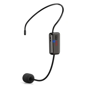 Wireless FM Headset Microphone, Rechargeable Hands-Free Mic for Voice Amplifier, Perfect for Teacher, Tour Guide, Church, Conference, Public Speaking & Karaoke Wireless FM Headset Microphone, Rechargeable Hands-Free Mic for Voice Amplifier, Perfect for Teacher, Tour Guide, Church, Conference, Public Speaking & Karaoke