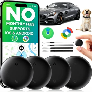 GPS Tracker for Vehicles No Subscription, iOS & Android Dual System | Precise Location Car Tracker Tag, IP66 Bluetooth Tracker Device for Key, Luggage, Wallet, Kid and Pet (2-Pack) GPS Tracker for Vehicles No Subscription, iOS & Android Dual System | Precise Location Car Tracker Tag, IP66 Bluetooth Tracker Device for Key, Luggage, Wallet, Kid and Pet (2-Pack)