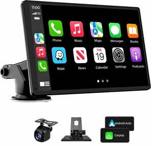 Carplay Screen for Car, 7'' Wireless CarPlay & Android Auto- Upgrade Portable Touchscreen (Black) Carplay Screen for Car, 7'' Wireless CarPlay & Android Auto- Upgrade Portable Touchscreen (Black)