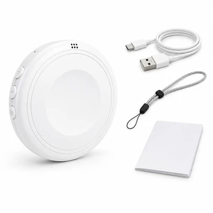 AI Language Translator Device, 165 Languages, White | No Subscription Fee Required, Real Time Translation, Voice Practice, Clip on Design, Bluetooth Connection, USB C rechargeable AI Language Translator Device, 165 Languages, White | No Subscription Fee Required, Real Time Translation, Voice Practice, Clip on Design, Bluetooth Connection, USB C rechargeable