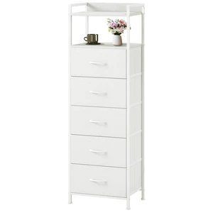 White Tall Dresser for Bedroom with 5 Drawers, Tall Nightstand
Night Stand Bedside Table with Fabric Bins, Metal Frame, Wood Top, Vertical Storage for Dorm, Closet, Entryway White Tall Dresser for Bedroom with 5 Drawers, Tall Nightstand
Night Stand Bedside Table with Fabric Bins, Metal Frame, Wood Top, Vertical Storage for Dorm, Closet, Entryway