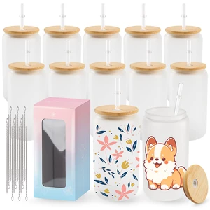 Sublimation Glass Cups 12 Pack 16 oz Frosted with Lids and Straws
Sublimation blanks wtih gift boxes for crafters small batches, DIY tumbler for HTV and custom gifts, 12 cleaning brushes Sublimation Glass Cups 12 Pack 16 oz Frosted with Lids and Straws
Sublimation blanks wtih gift boxes for crafters small batches, DIY tumbler for HTV and custom gifts, 12 cleaning brushes