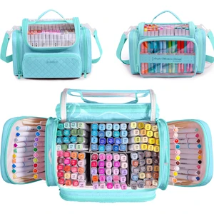Large Marker Organizer Case for Up to 300 Markers, Marker Storage Bag
Large marker organizer with detachable dividers for up to 300 alcohol markers, brush pens, colored pencils and art supplies Large Marker Organizer Case for Up to 300 Markers, Marker Storage Bag
Large marker organizer with detachable dividers for up to 300 alcohol markers, brush pens, colored pencils and art supplies