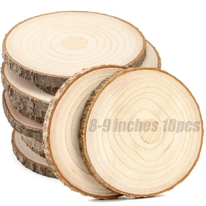 10 pcs Large Unfinished Wood Slices for Centerpieces 8-9 inches Wood Rounds for Tables Decor Rustic Wood Circles for DIY Crafts and Wedding Decor Round Wooden Discs for Ornaments 10 pcs Large Unfinished Wood Slices for Centerpieces 8-9 inches Wood Rounds for Tables Decor Rustic Wood Circles for DIY Crafts and Wedding Decor Round Wooden Discs for Ornaments