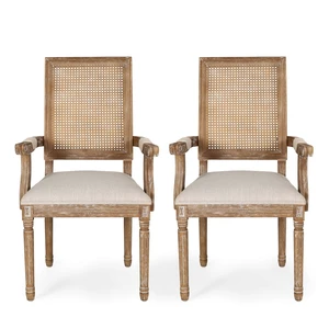 Knight Home Maria DINING CHAIR SETS, Wood, Beige + Natural Knight Home Maria DINING CHAIR SETS, Wood, Beige + Natural