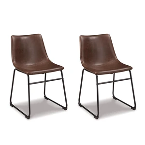 Design by Ashley Centiar Mid-Century Dining Chair Set of 2, Brown
Contoured faux leather bucket seats, Matte black tubular metal base, Optimized for compact kitchen and eat-in spaces Design by Ashley Centiar Mid-Century Dining Chair Set of 2, Brown
Contoured faux leather bucket seats, Matte black tubular metal base, Optimized for compact kitchen and eat-in spaces