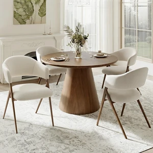Dining Chairs Set of 4, Mid Century Modern Dining Room Kitchen Dinner Chairs with Iron Legs, Open Back and Padded Seat, for Living Room/Bedroom/Restaurant/Cafe, Beige Dining Chairs Set of 4, Mid Century Modern Dining Room Kitchen Dinner Chairs with Iron Legs, Open Back and Padded Seat, for Living Room/Bedroom/Restaurant/Cafe, Beige