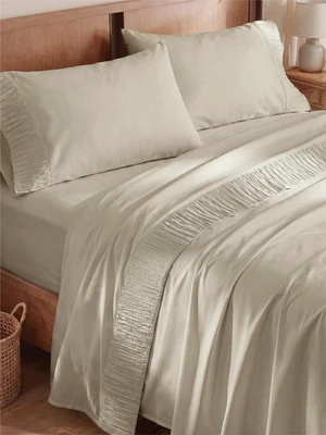 California King Sheet Sets - 4 Pieces Soft, Breathable, Cooling
Hotel Luxury Bedding, Oeko-Tex , Easy Care, Deep Pocket, Fade Resistant, Shrink Resistant, Sturdiness, Emboss Design California King Sheet Sets - 4 Pieces Soft, Breathable, Cooling
Hotel Luxury Bedding, Oeko-Tex , Easy Care, Deep Pocket, Fade Resistant, Shrink Resistant, Sturdiness, Emboss Design