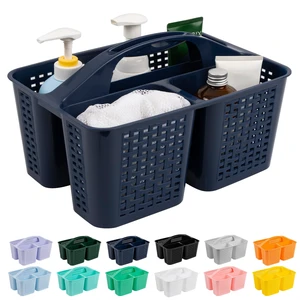 Portable Shower Caddy, Caddy Organizer with Handle, Plastic Shower Basket Hold Soap, Shampoo, Hair Supplies and Beauty Products, Cleaning Supplies Organizer for Home, Dorm, Shelf and Cabinet Portable Shower Caddy, Caddy Organizer with Handle, Plastic Shower Basket Hold Soap, Shampoo, Hair Supplies and Beauty Products, Cleaning Supplies Organizer for Home, Dorm, Shelf and Cabinet