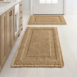 Set of 2 Waffle Bathroom Rugs Brown Boho Bath Mat 17x24+18x30 in
Looped Design, Super Absorbent, Non Slip, Washable, Ultra Soft, Rubber Backed, Bathroom Mats for Floor Tub Shower Set of 2 Waffle Bathroom Rugs Brown Boho Bath Mat 17x24+18x30 in
Looped Design, Super Absorbent, Non Slip, Washable, Ultra Soft, Rubber Backed, Bathroom Mats for Floor Tub Shower