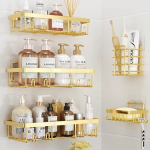 5 Pack Shower Caddy for Inside Shower, Gold Bathroom Storage Decor
Large Rustproof Stainless Steel Organizer with Strong Adhesive, No Drilling Wall Mounted Shelves, Bathroom Accessory Set 5 Pack Shower Caddy for Inside Shower, Gold Bathroom Storage Decor
Large Rustproof Stainless Steel Organizer with Strong Adhesive, No Drilling Wall Mounted Shelves, Bathroom Accessory Set