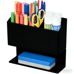 Magnetic Dry Erase Marker Holder for Whiteboard,Non-Slip Magnet Expo Marker Holder and Magnetic Cup for Dry Erase Markers,Acrlic Pencil Pen Holder for Locker,Classroom,White Board,Office,Black Magnetic Dry Erase Marker Holder for Whiteboard,Non-Slip Magnet Expo Marker Holder and Magnetic Cup for Dry Erase Markers,Acrlic Pencil Pen Holder for Locker,Classroom,White Board,Office,Black