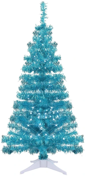 4 FT Lighted Artificial Christmas Tree, Pre-lit Green Tinsel Pine Spruce Tree, Light up with 70 White LED Lights Battery Powered, 8 Modes & Timer for Xmas Holiday Winter Home Party Decor 4 FT Lighted Artificial Christmas Tree, Pre-lit Green Tinsel Pine Spruce Tree, Light up with 70 White LED Lights Battery Powered, 8 Modes & Timer for Xmas Holiday Winter Home Party Decor