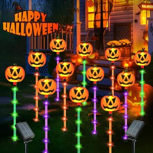 12 Pack Solar Pumpkin Lights Outdoor Waterproof for Halloween Decorations
8 Modes Halloween Pathway Solar Lights, Orange Purple and Green, for Yard Garden Patio Holiday Party Decor 12 Pack Solar Pumpkin Lights Outdoor Waterproof for Halloween Decorations
8 Modes Halloween Pathway Solar Lights, Orange Purple and Green, for Yard Garden Patio Holiday Party Decor