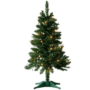 4FT Christmas Tree with Lights - Hinged Small Artificial Xmas Tree - Includes 50 LED String Light, 160 Tips Dense Branches & Detachable Stand - Mini Christmas Decoration Tree for Holiday,Green 4FT Christmas Tree with Lights - Hinged Small Artificial Xmas Tree - Includes 50 LED String Light, 160 Tips Dense Branches & Detachable Stand - Mini Christmas Decoration Tree for Holiday,Green