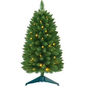 3ft Prelit Artificial Small Mini Christmas Tree with Warm White Multi-Color LED Lights, Timer Battery Operated, Perfect for Xmas Tabletop Decorations, Home, Kitchen, Dining Table top Green 3ft Prelit Artificial Small Mini Christmas Tree with Warm White Multi-Color LED Lights, Timer Battery Operated, Perfect for Xmas Tabletop Decorations, Home, Kitchen, Dining Table top Green