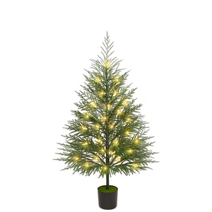 4FT Norfolk Pine Christmas Tree with Lights Realistic Potted Tree
Timer, 80 LEDs, Lighted Artificial Xmas Trees, For Indoor Outdoor Front Porch Yard Bedroom 4FT Norfolk Pine Christmas Tree with Lights Realistic Potted Tree
Timer, 80 LEDs, Lighted Artificial Xmas Trees, For Indoor Outdoor Front Porch Yard Bedroom