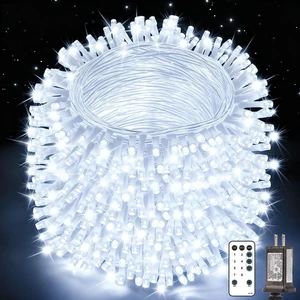 String Lights,403FT 1200 LED Cold White Fairy Light Bedroom Decor
Remote Control, 8 Modes, Timer, Dimmable, Plug in, Home Room Garden Yard Holiday Party Wedding Xmas Tree Outdoor Decorations String Lights,403FT 1200 LED Cold White Fairy Light Bedroom Decor
Remote Control, 8 Modes, Timer, Dimmable, Plug in, Home Room Garden Yard Holiday Party Wedding Xmas Tree Outdoor Decorations