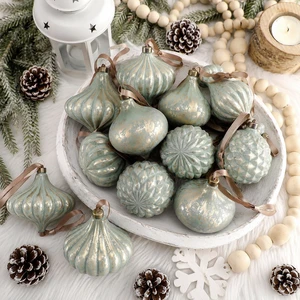 12pcs Neutral Christmas Ornament 2.36'' Xmas Tree Decor, Green
Textured Shatterproof Ornaments with Loops, Vintage Sage Green Baubles, Farmhouse Hanging Decor, for Tree and Table Display 12pcs Neutral Christmas Ornament 2.36'' Xmas Tree Decor, Green
Textured Shatterproof Ornaments with Loops, Vintage Sage Green Baubles, Farmhouse Hanging Decor, for Tree and Table Display