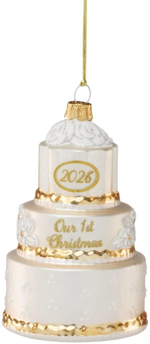 2026 Retro Blown Glass Our 1st Christmas Wedding Ornament 2026 Retro Blown Glass Our 1st Christmas Wedding Ornament
