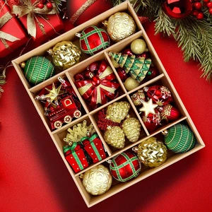 82pcs Classic Christmas Balls Ornaments Set, Red, Green and Gold
Delightful Gift Set, Shatterproof Plastic Decorations with Hanging Strings, Perfect Decor for Xmas Tree Holiday Wedding Party 82pcs Classic Christmas Balls Ornaments Set, Red, Green and Gold
Delightful Gift Set, Shatterproof Plastic Decorations with Hanging Strings, Perfect Decor for Xmas Tree Holiday Wedding Party