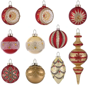 10ct Glass Christmas Ornaments Set Large Tree Decorations
Luxury Red and Gold Mercury Blown Hanging Ball Ornaments Teardrop Finial Faceted Reflector Decor for Xmas Trees Holiday Party 10ct Glass Christmas Ornaments Set Large Tree Decorations
Luxury Red and Gold Mercury Blown Hanging Ball Ornaments Teardrop Finial Faceted Reflector Decor for Xmas Trees Holiday Party