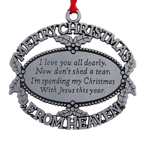 Finish Keepsake Memorial Ornament with Poem in Gift Box - Rememberance Gift for Christams Trees or Year Round Respect for a Departed Loved One. Finish Keepsake Memorial Ornament with Poem in Gift Box - Rememberance Gift for Christams Trees or Year Round Respect for a Departed Loved One.
