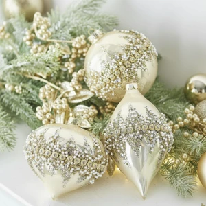 3 Pcs Champagne Christmas Glass Ball Ornament Xmas Tree Decoration
Beaded Sequined Glitter Ball, Xmas Hanging Glass Baubles, for Holiday Xmas Tree Party Decor 3 Pcs Champagne Christmas Glass Ball Ornament Xmas Tree Decoration
Beaded Sequined Glitter Ball, Xmas Hanging Glass Baubles, for Holiday Xmas Tree Party Decor