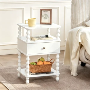 White Nightstand, Bed Side Table Bedroom with Drawer, End Table
3-Tier Small Night Stand with Storage, Bedside Table for Small Spaces, Bedroom, Corners & Solid Wood Spindle Legs, White White Nightstand, Bed Side Table Bedroom with Drawer, End Table
3-Tier Small Night Stand with Storage, Bedside Table for Small Spaces, Bedroom, Corners & Solid Wood Spindle Legs, White