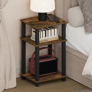 3-Tier Toolless Night Stand, Open Shelf, Amber Pine
Compact, Narrow, Nightstand, Bedside Table, End Table, Side Table, Square Tube, for Living Room, Bedroom 3-Tier Toolless Night Stand, Open Shelf, Amber Pine
Compact, Narrow, Nightstand, Bedside Table, End Table, Side Table, Square Tube, for Living Room, Bedroom