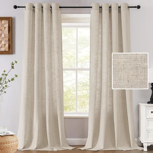 Linen Light Filtering Curtains 84 Inch for Living Room, Linen
Linen Blend Fabric, Light Filtering Privacy Drapes with Grommet Top, Modern Farmhouse for Bedroom, 52x84 Inches, 2 Panels Linen Light Filtering Curtains 84 Inch for Living Room, Linen
Linen Blend Fabric, Light Filtering Privacy Drapes with Grommet Top, Modern Farmhouse for Bedroom, 52x84 Inches, 2 Panels