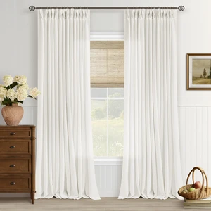 Ivory Off White Semi Sheer Pinch Pleated Linen Curtains 90 Inches 2 Panels
Beige Natural Neutral, Light Filtering Privacy, Bedroom Living Room, Flax Linen Textured, Hook Rings Memory Shape, Modern Ivory Off White Semi Sheer Pinch Pleated Linen Curtains 90 Inches 2 Panels
Beige Natural Neutral, Light Filtering Privacy, Bedroom Living Room, Flax Linen Textured, Hook Rings Memory Shape, Modern