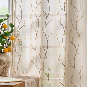 jinchan Beige Leaf Voile Embroidered Curtains 84 Inch Grommet Top 2 Panels
Light filtering, sheer, vintage, farmhouse, botanical, cottagecore, living room, bedroom, window treatment, home decor jinchan Beige Leaf Voile Embroidered Curtains 84 Inch Grommet Top 2 Panels
Light filtering, sheer, vintage, farmhouse, botanical, cottagecore, living room, bedroom, window treatment, home decor