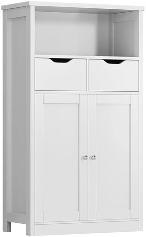 Bathroom Floor Storage Cabinet with Doors and Drawers
Bathroom Organizer Freestanding Side Cupboard Pantry with Adjustable Shelf, Gray Bathroom Floor Storage Cabinet with Doors and Drawers
Bathroom Organizer Freestanding Side Cupboard Pantry with Adjustable Shelf, Gray