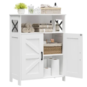 Farmhouse Bathroom Storage Cabinet with Doors, Small Floor Cabinet
Toilet Paper Cabinet with Adjustable Shelf, Freestanding Storage Cabinet for Kitchen/Laundry/Living Room, 24"W, White Farmhouse Bathroom Storage Cabinet with Doors, Small Floor Cabinet
Toilet Paper Cabinet with Adjustable Shelf, Freestanding Storage Cabinet for Kitchen/Laundry/Living Room, 24"W, White
