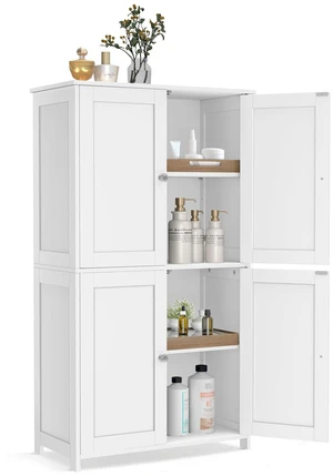 Floor Storage Cabinet, 2 Adjustable Shelves, 4 Doors,42.7" H
Freestanding Organizer Unit, Kitchen, Bathroom, Living Room, Cloud White, SIREN Collection UBBC553WH01 Floor Storage Cabinet, 2 Adjustable Shelves, 4 Doors,42.7" H
Freestanding Organizer Unit, Kitchen, Bathroom, Living Room, Cloud White, SIREN Collection UBBC553WH01
