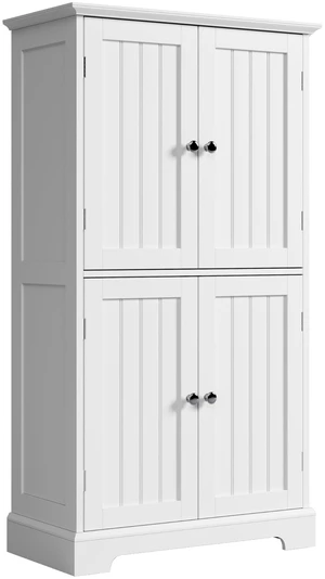 Bathroom Floor Cabinet with Adjustable Shelves
Bathroom Storage Cabinet, 4 Doors, Freestanding Cupboard for Living Room, White Bathroom Floor Cabinet with Adjustable Shelves
Bathroom Storage Cabinet, 4 Doors, Freestanding Cupboard for Living Room, White