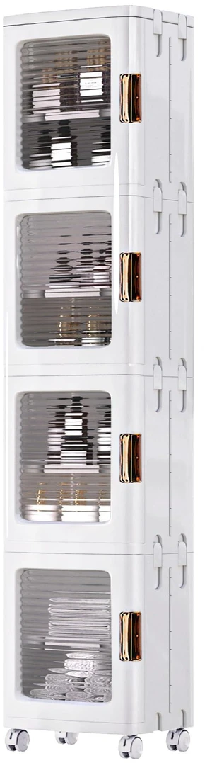 4-Tier Narrow Storage Cabinet with Wheels, White
Bathroom Organizers and Storage, Adjustable Shelves, Anti-Tip, Slim, for Bathroom Kitchen Laundry and Small Spaces 4-Tier Narrow Storage Cabinet with Wheels, White
Bathroom Organizers and Storage, Adjustable Shelves, Anti-Tip, Slim, for Bathroom Kitchen Laundry and Small Spaces