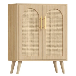 Rattan Storage Cabinet with 2 Doors & Adjustable Shelf, Natural
Wooden Buffet Sideboard Cabinet with Solid Wood Leg, Boho Floor Cabinet, Accent Coffee Bar for Kitchen, Living Room, Entryway Rattan Storage Cabinet with 2 Doors & Adjustable Shelf, Natural
Wooden Buffet Sideboard Cabinet with Solid Wood Leg, Boho Floor Cabinet, Accent Coffee Bar for Kitchen, Living Room, Entryway