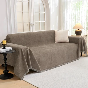 Couch Cover for Dogs, Washable Couch Covers, Non Slip Couch Sofa Cover, Couch Cover 2 Cushion Sofa Dogs Furniture Protector with Tassels Chenille Sofa Covers for Pets, 71"x118", Sand Couch Cover for Dogs, Washable Couch Covers, Non Slip Couch Sofa Cover, Couch Cover 2 Cushion Sofa Dogs Furniture Protector with Tassels Chenille Sofa Covers for Pets, 71"x118", Sand