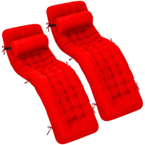 Outdoor Chaise Lounge Cushion, Bright Red, Set of 2
66x21x4'' Waterproof Fade Resistant, Pool Chaise Lounge Cushion Headrest Pillow, Tie Replacement Rocking High Back Chair Outdoor Chaise Lounge Cushion, Bright Red, Set of 2
66x21x4'' Waterproof Fade Resistant, Pool Chaise Lounge Cushion Headrest Pillow, Tie Replacement Rocking High Back Chair