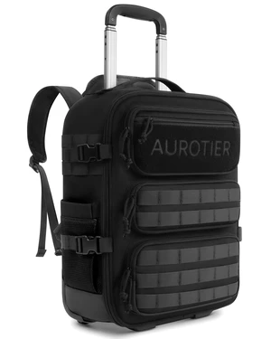 Rolling Tactical Laptop Backpack, Underseat Travel Backpack with Wheels, 16 Inch Wheeled Computer Backpack for Men and Women, Roller Overnight Molle Outdoor Hiking College Carry on Luggage Rolling Tactical Laptop Backpack, Underseat Travel Backpack with Wheels, 16 Inch Wheeled Computer Backpack for Men and Women, Roller Overnight Molle Outdoor Hiking College Carry on Luggage
