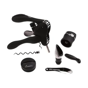 6-Piece Wine Opener Tool Kit, Black 6-Piece Wine Opener Tool Kit, Black