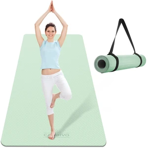 Extra Wide Yoga Mat for Women and Men (72"/84"x 32"x 1/4") TPE Workout Mat, Non-slip Large Exercise Fitness Mat for Yoga, Pilates, Workout Extra Wide Yoga Mat for Women and Men (72"/84"x 32"x 1/4") TPE Workout Mat, Non-slip Large Exercise Fitness Mat for Yoga, Pilates, Workout